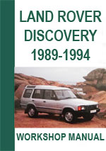 Landrover Discovery 1989-1994 Workshop Repair Manual