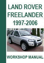 Landrover Freelander Workshop Repair Manuals 1996-2006