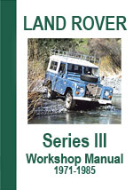 Landrover Series 3 Workshop Repair Manual 1971-1985
